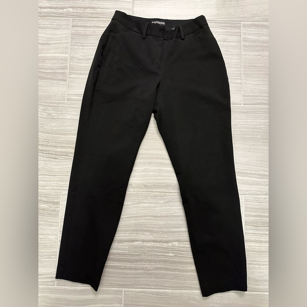 Express Publicist Black Ankle Pants